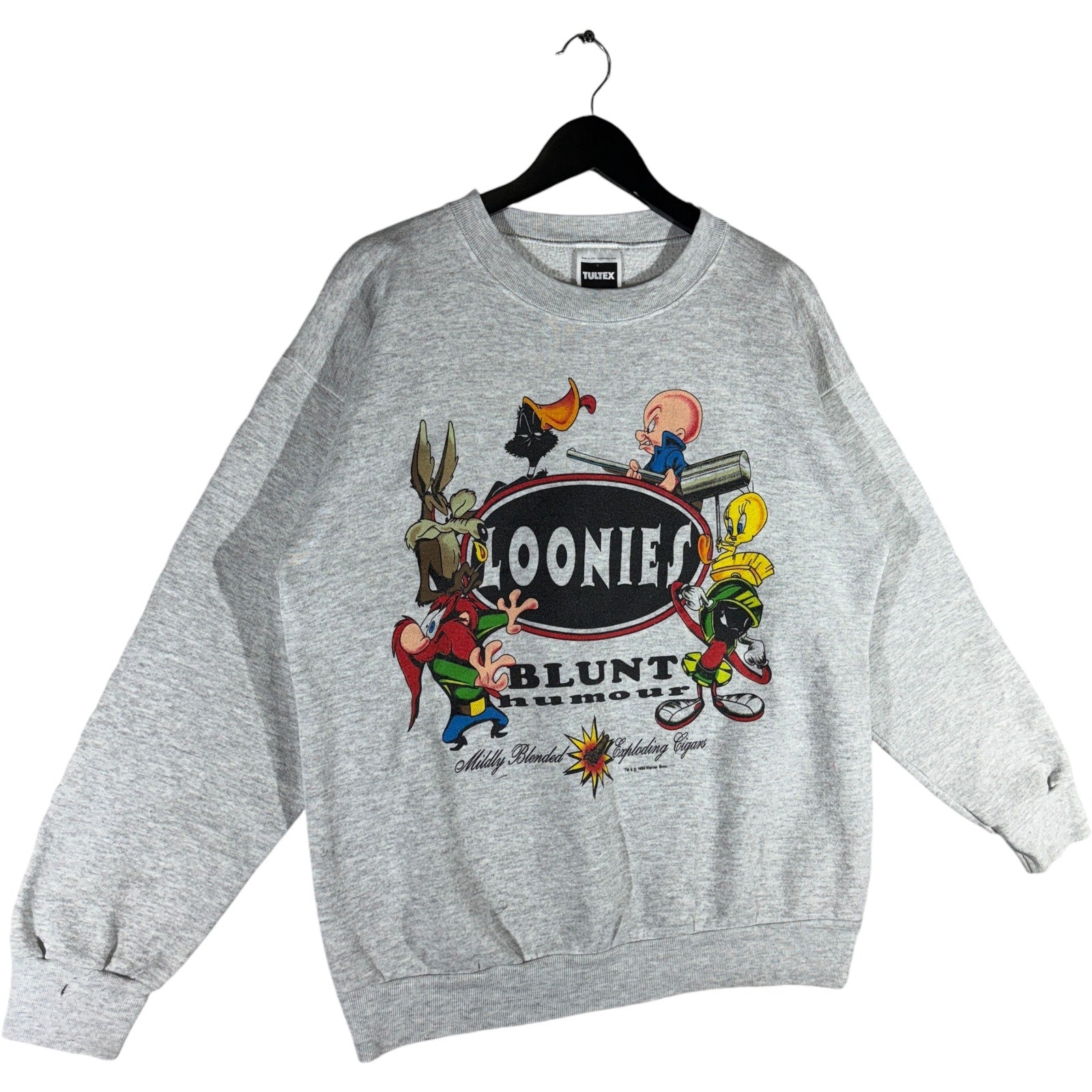 Vintage Looney Tunes Characters "Blunt Humor" Crewneck 90s