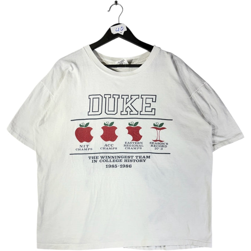 Vintage Duke NCAA Basketball Champs 1985–1986 T-Shirt