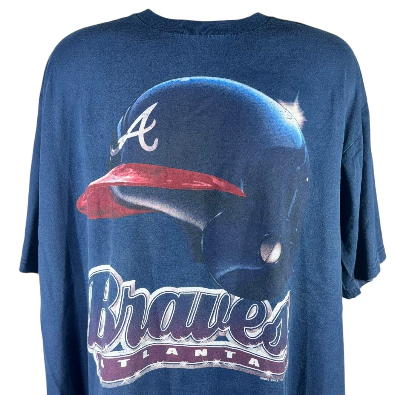 Vintage Atlanta Braves Big Helmet Tee 90s