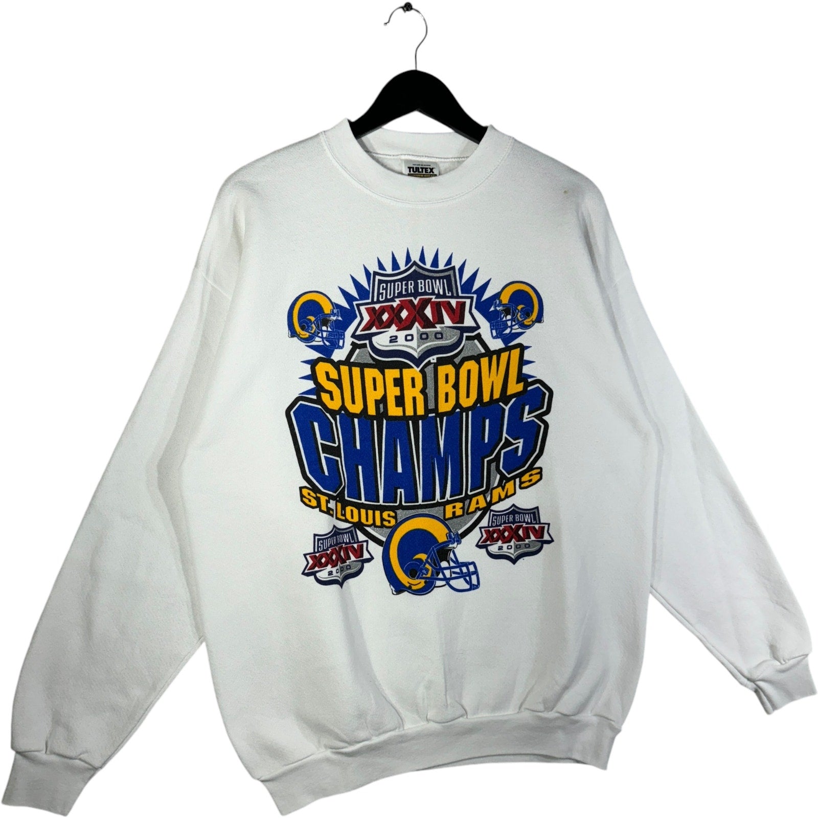 Vintage St. Louis Rams Super Bowl Champs Crewneck 2000