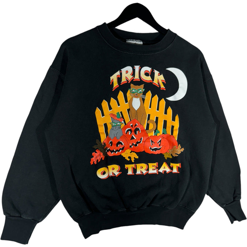 Vintage Trick Or Treat Halloween Crewneck