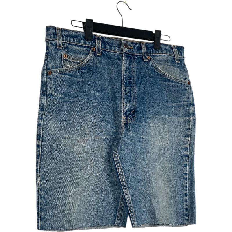 Vintage Levis 517 Denim Cut Off Shorts 34
