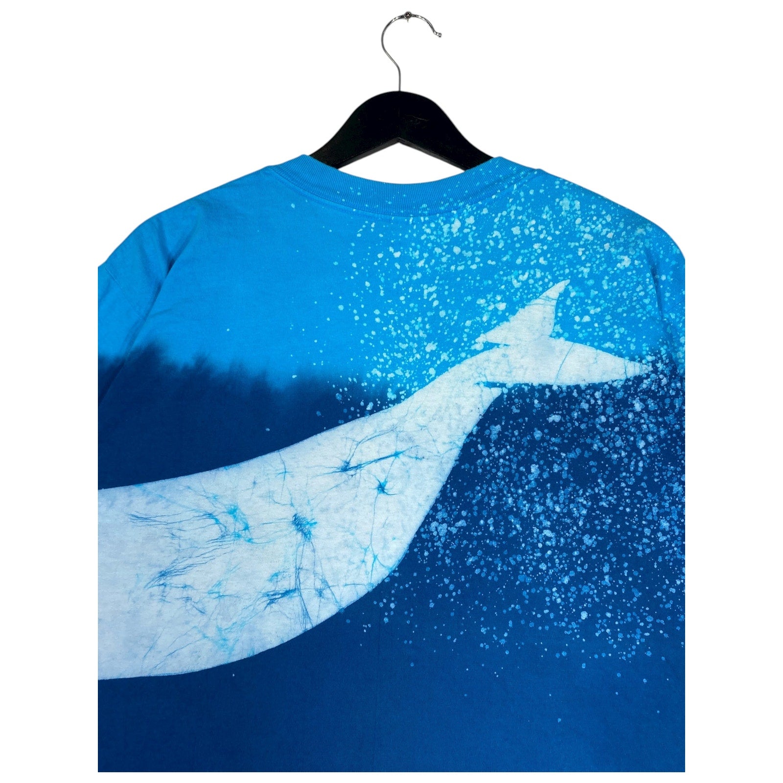 Vintage Whale Allover Print T-Shirt