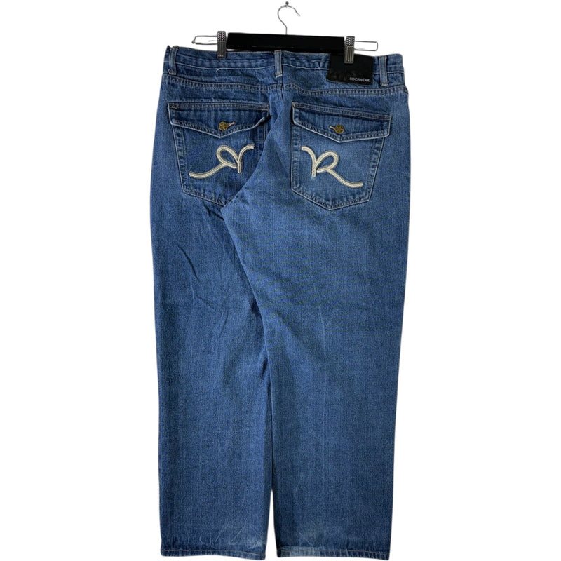 Vintage Rocawear Straight Leg Denim Jeans 38x29
