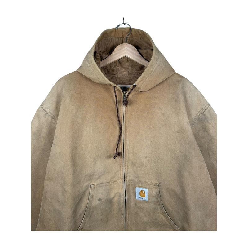 Vintage Carhartt Thermal Lined Full Zip Hoodie