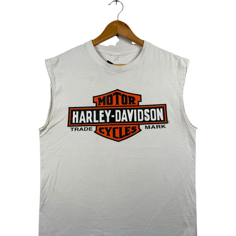 Vintage Harley-Davidson Morgantown WV Skull Muscle Tee Tank Top
