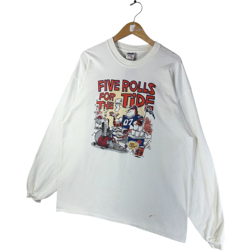 Vintage Auburn Tigers Five Rolls for the Tide Graphic Long Sleeve T-Shirt