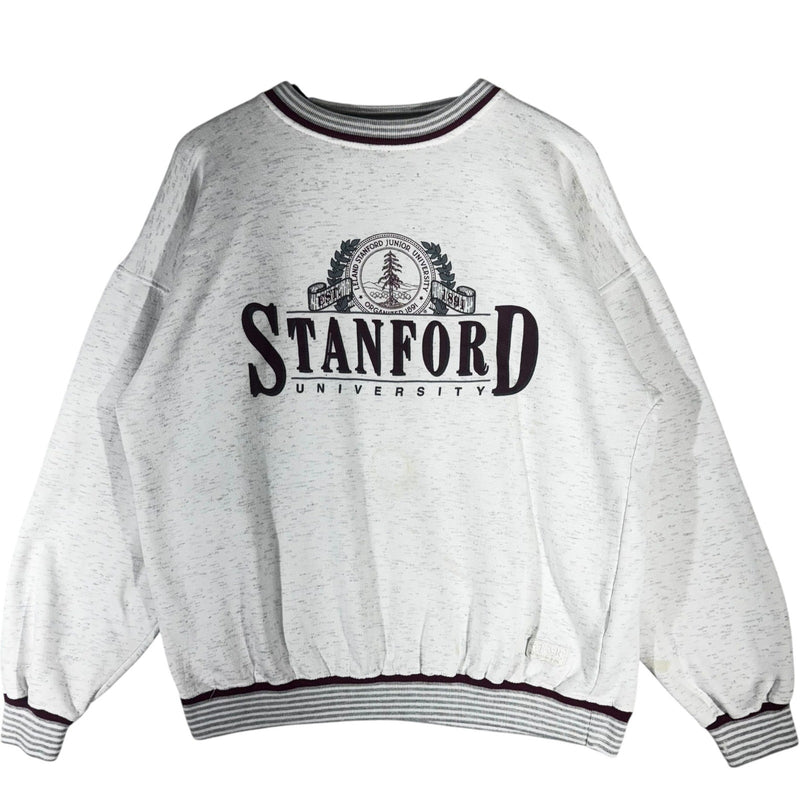 Vintage Stanford University Crest Spell Out Crewneck 90s