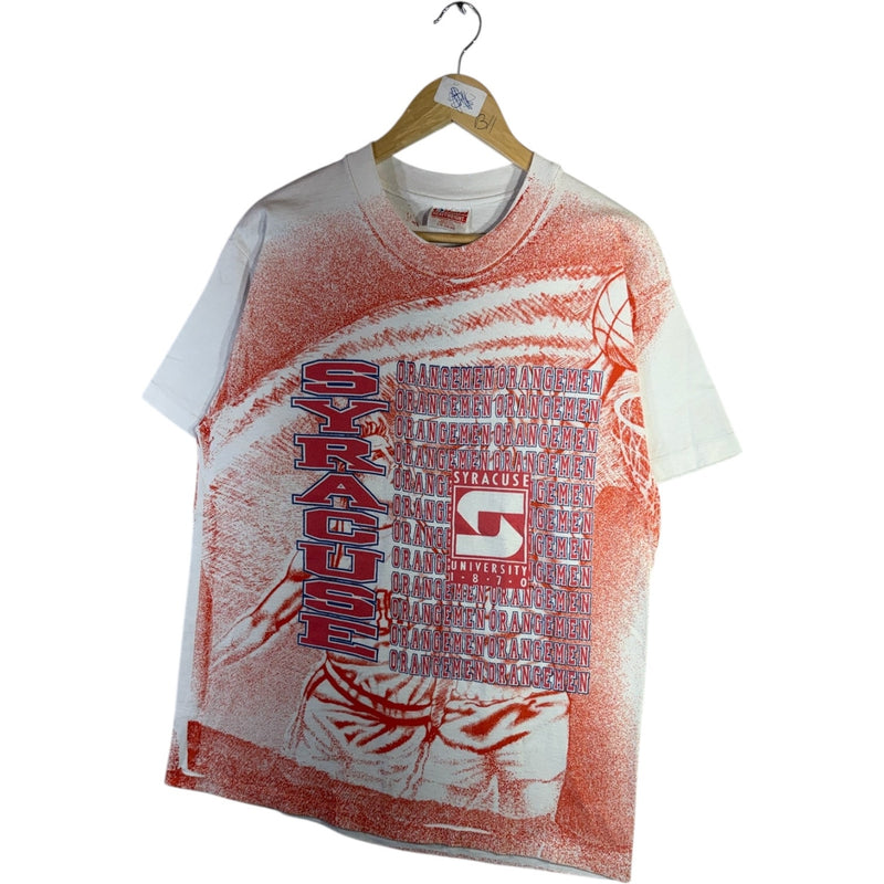 Vintage Syracuse Orangemen Basketball All Over Print T-Shirt