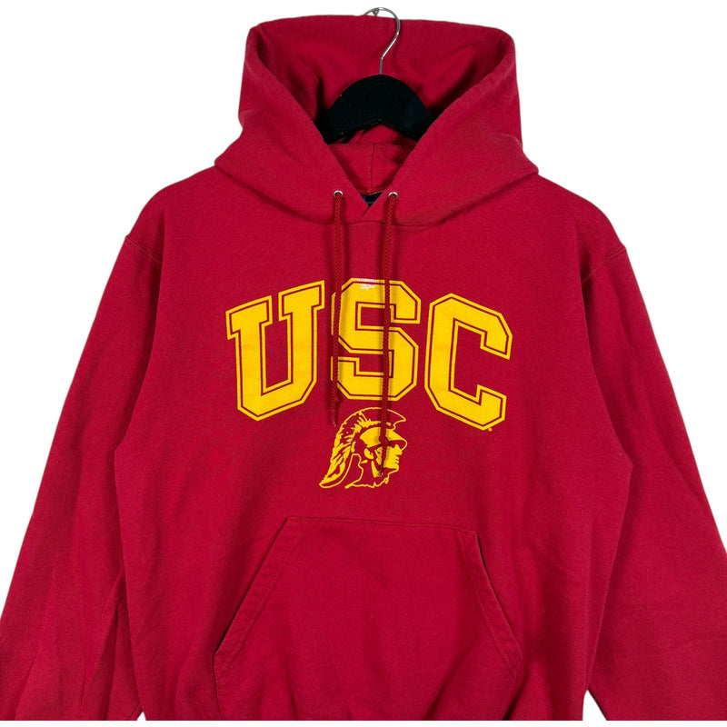 Vintage Champion University Of Southern California Logo Hoodie