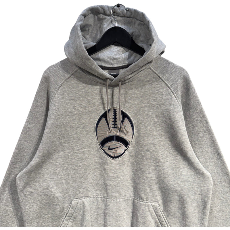 Vintage Nike Football Logo Embroidered Hoodie