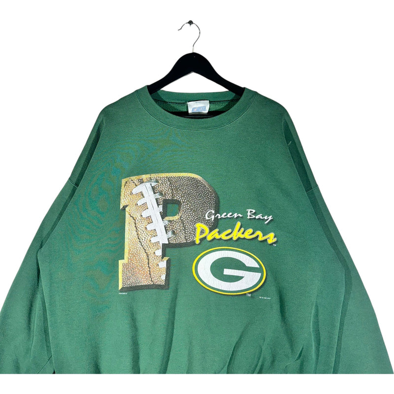 Vintage NFL Green Bay Packers Football "P" Crewneck