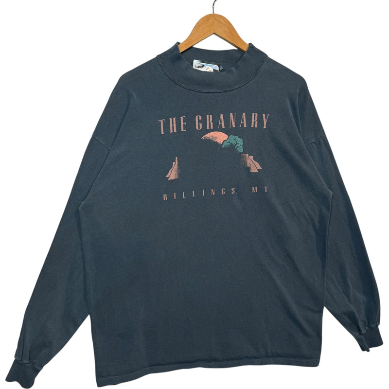 Vintage The Granary Billings Montana Souvenir Long Sleeve