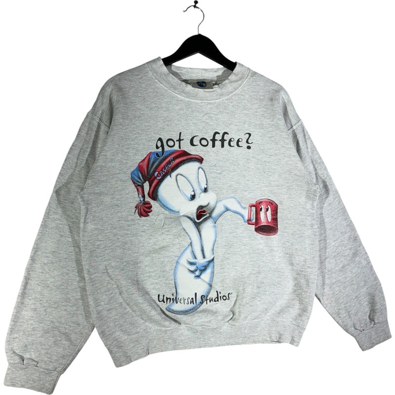 Vintage "Got Coffee?" Casper The Friendly Ghost Crewneck