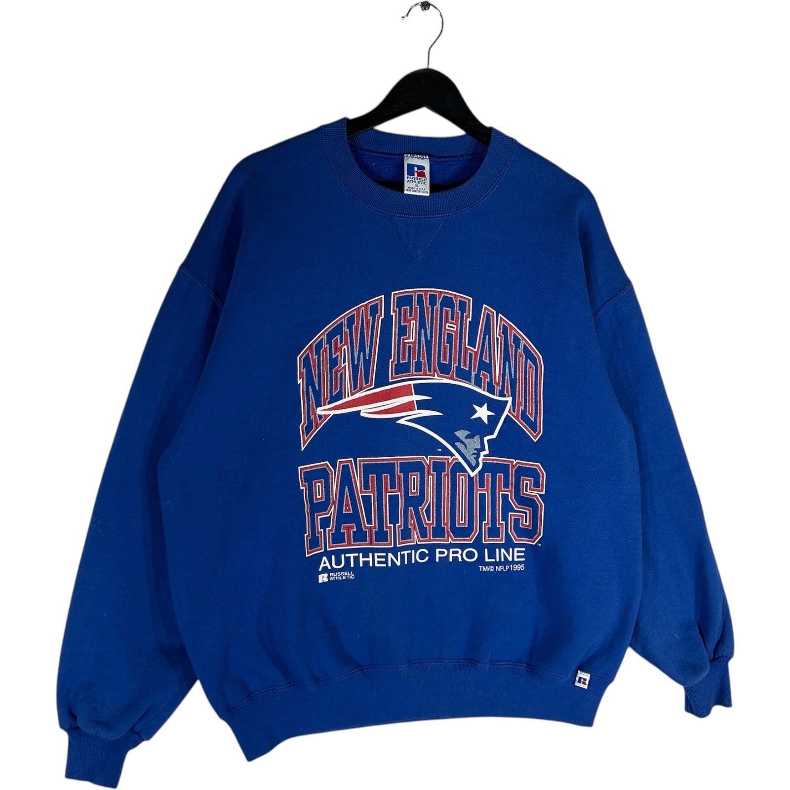 Vintage Russell Athletic New England Patriots Logo Crewneck