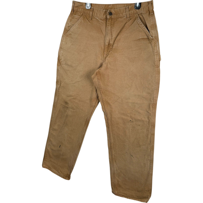 Vintage Carhartt Carpenter Canvas Utility Work Pants 36