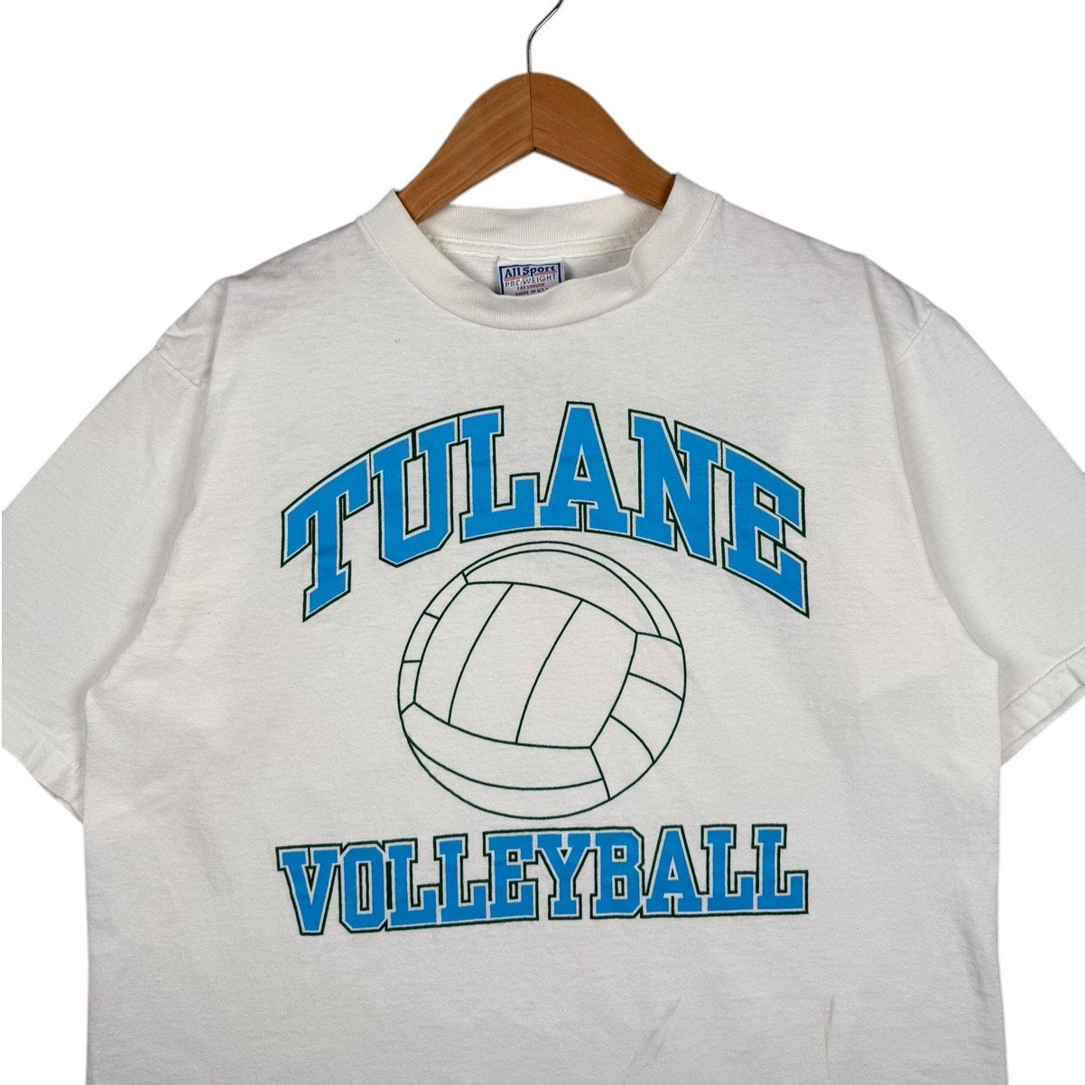 Vintage Tulane University Volleyball NCAA Graphic T-Shirt