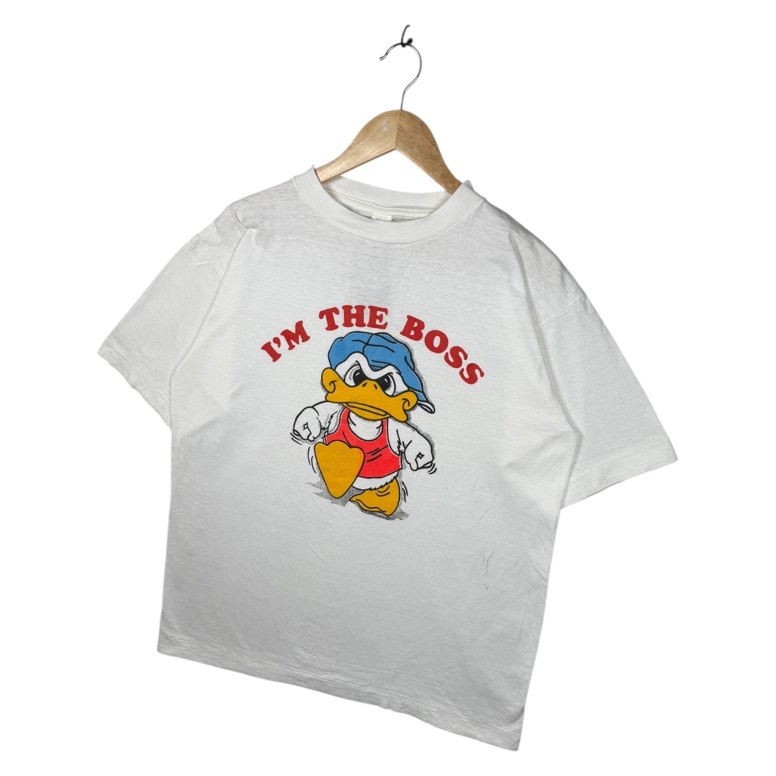 Vintage I’m The Boss Cartoon Duck T-Shirt
