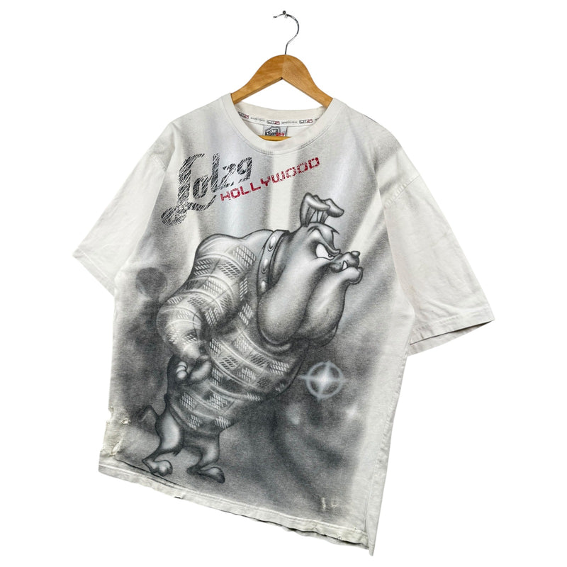 Vintage Lot29 Airbrushed Bulldog Graphic T-Shirt
