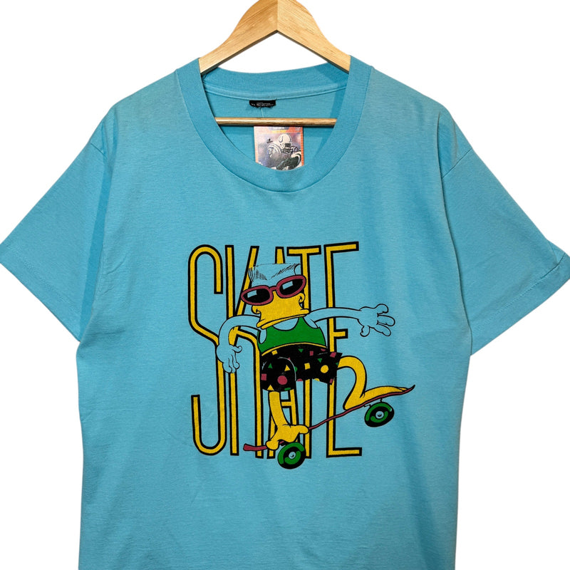 Vintage Skate Large Spellout Cool Duck 90s Tee