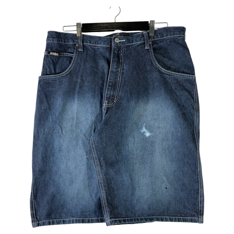 Vintage Webs Wide Leg Denim Shorts 38