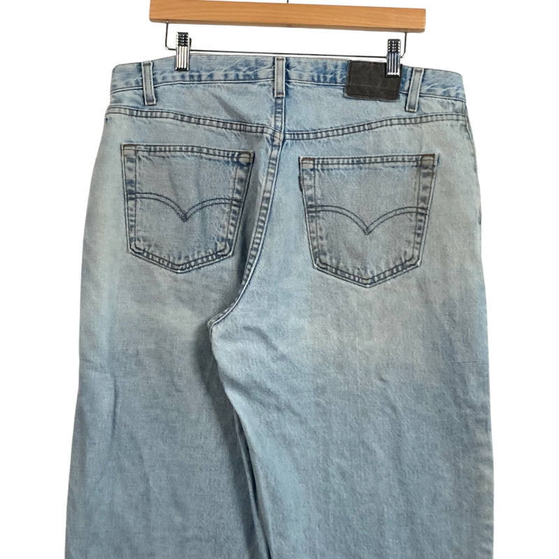 Vintage Levi's Silver Tab Light Wash Relaxed Straight Leg Jeans 36 x 30