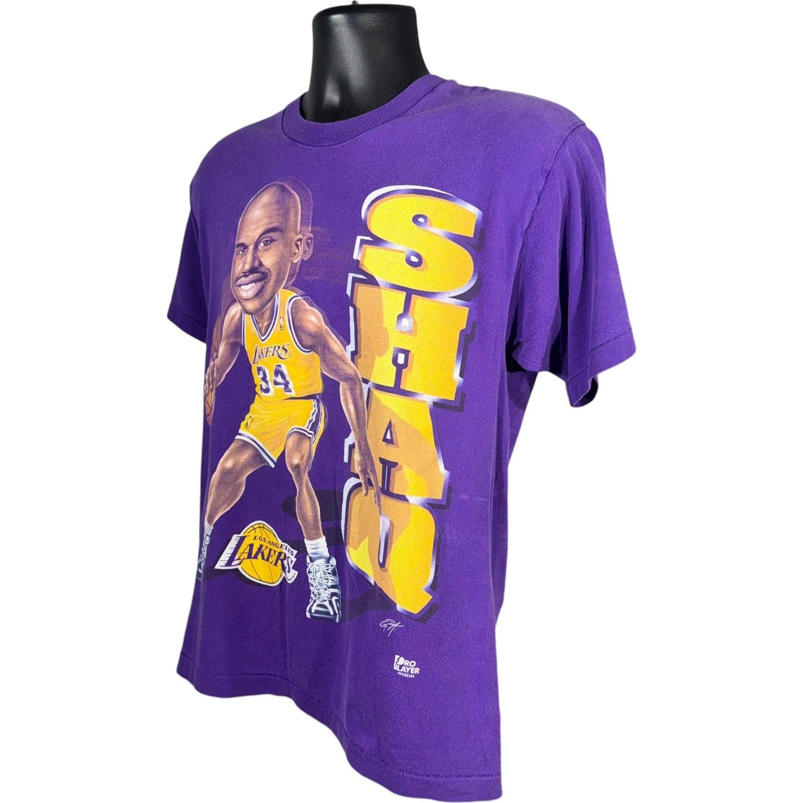 Vintage Pro Player LA Lakers Shaquille O'Neal # 34 NBA Tee