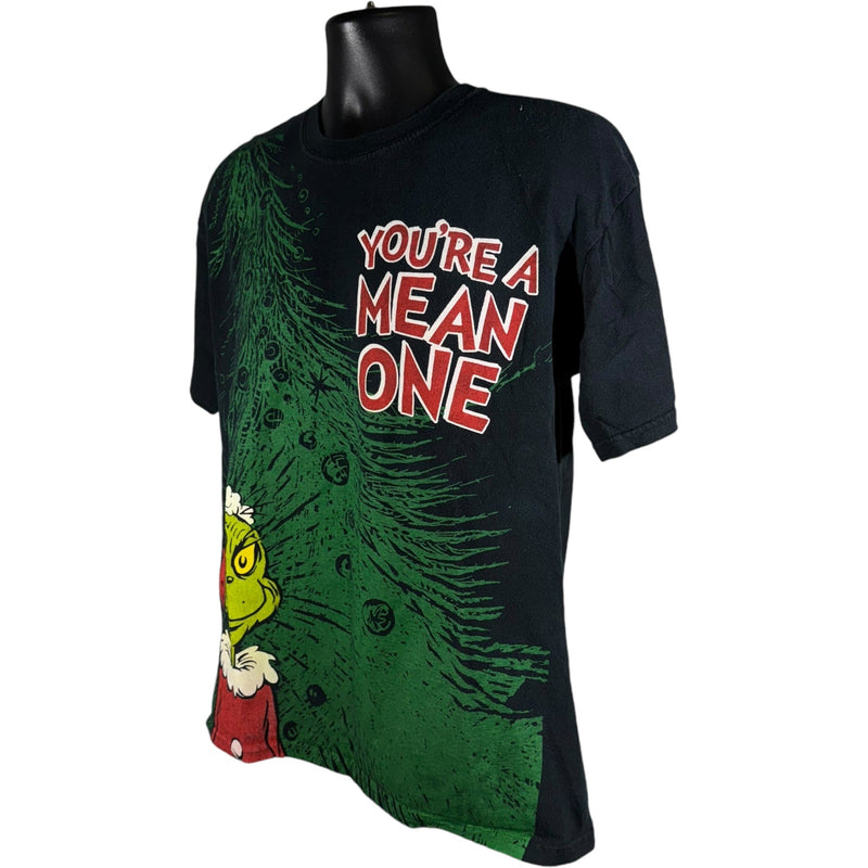 Vintage Dr. Suess Grinch "You're A Mean One" Christmas Tee