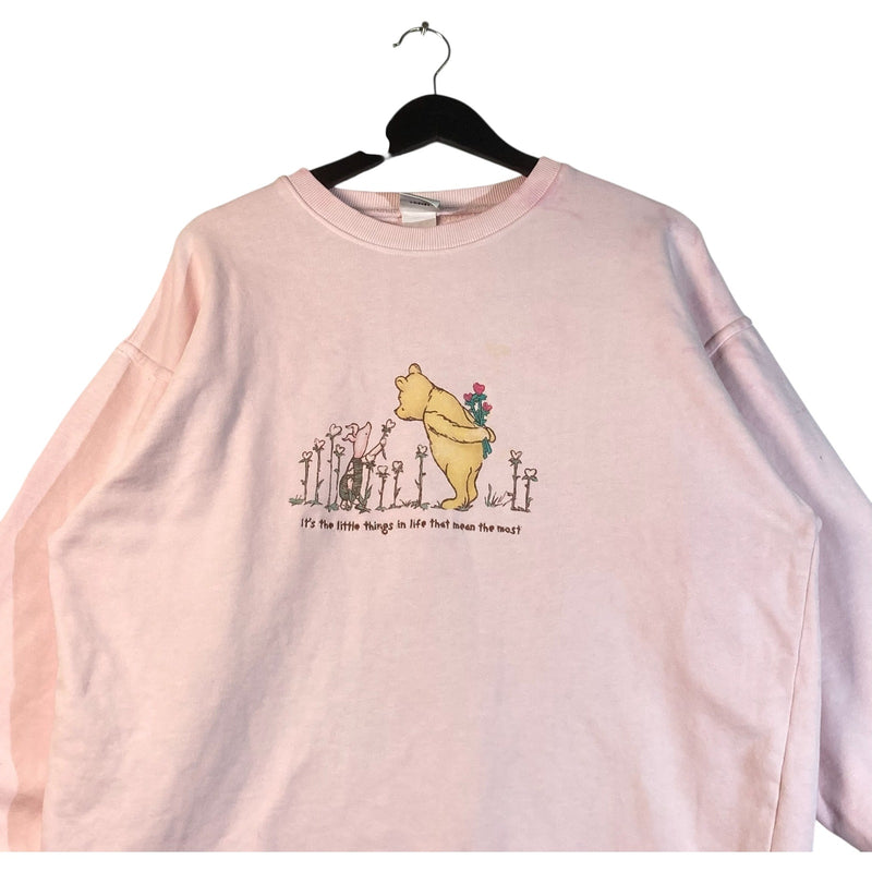 Vintage Disney Winnie & Piglet "It's The Little Things in Life" Crewneck