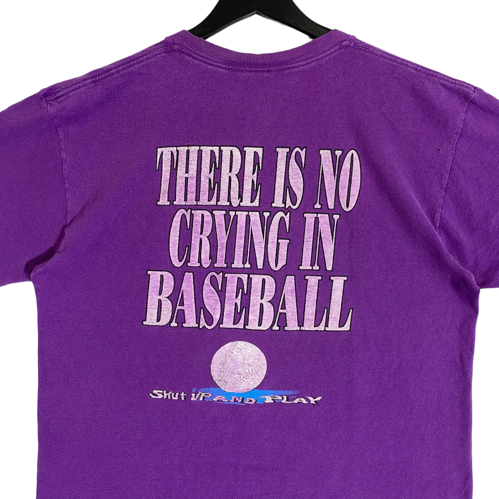 Vintage Shut Up And Play Baseball Shirt