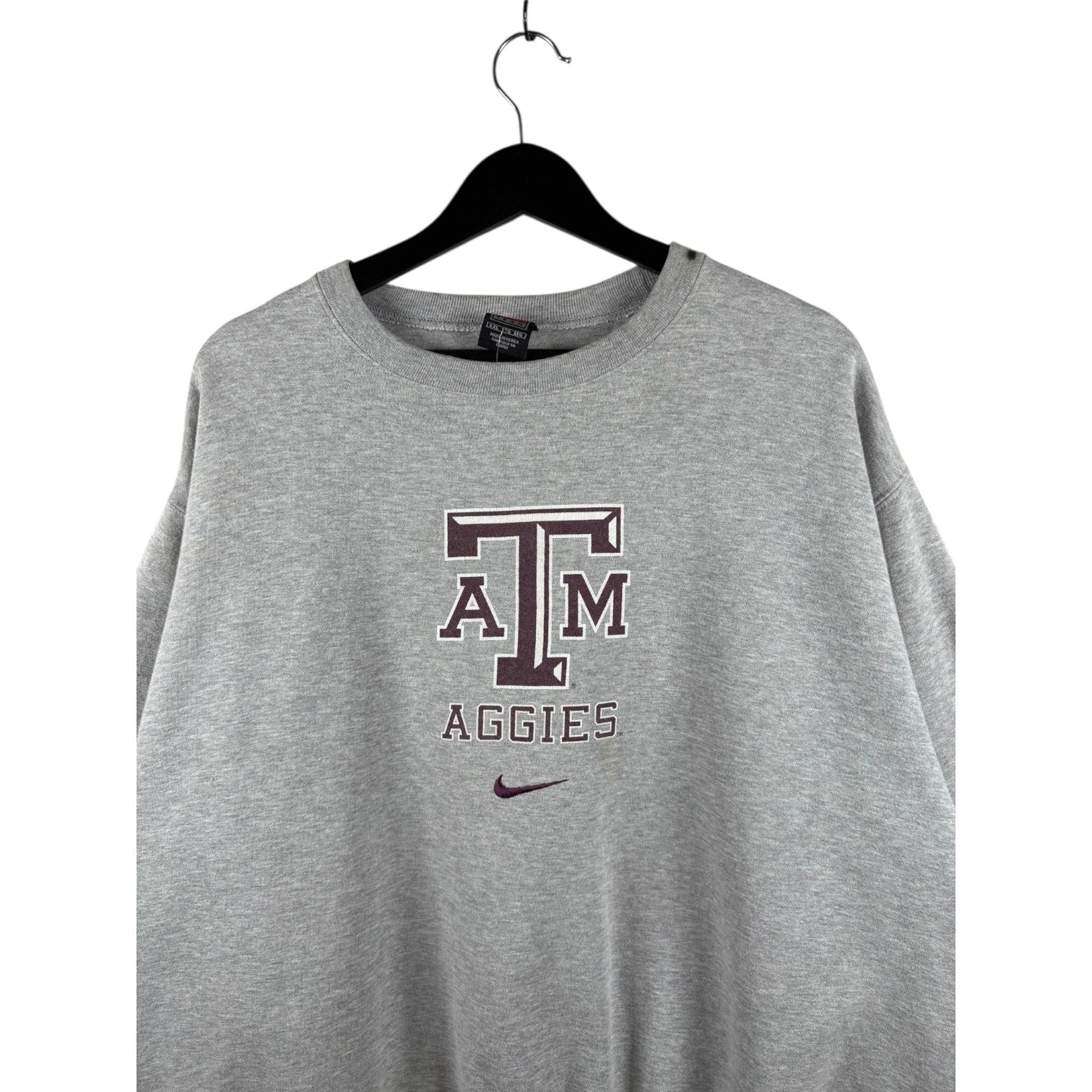 Vintage Nike Texas A&M Aggies Center Swoosh University Crewneck