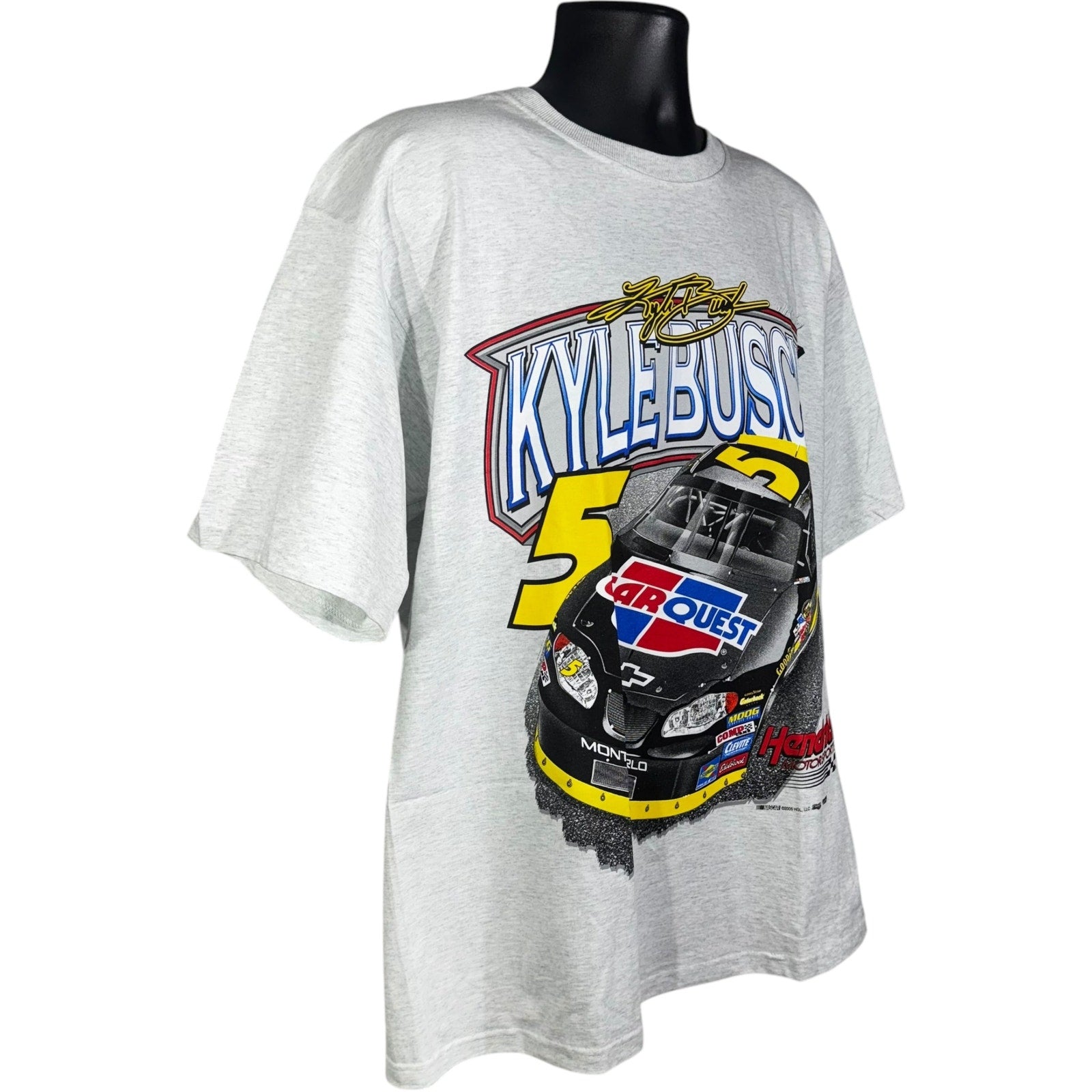 Vintage Kyle Busch #5 CarQuest NASCAR Tee