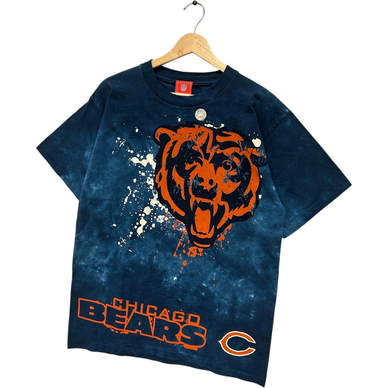 Vintage Chicago Bears Large Bear Tie Dye NFL Tee NWT