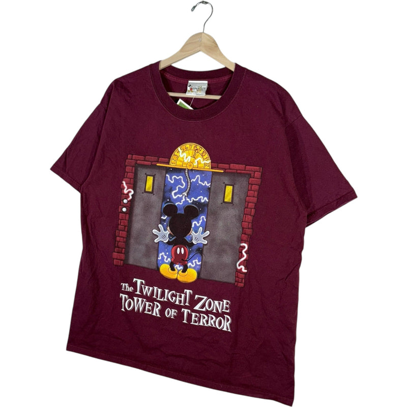 Vintage Disney Mickey The Twilight Zone Tower Of Terror Tee