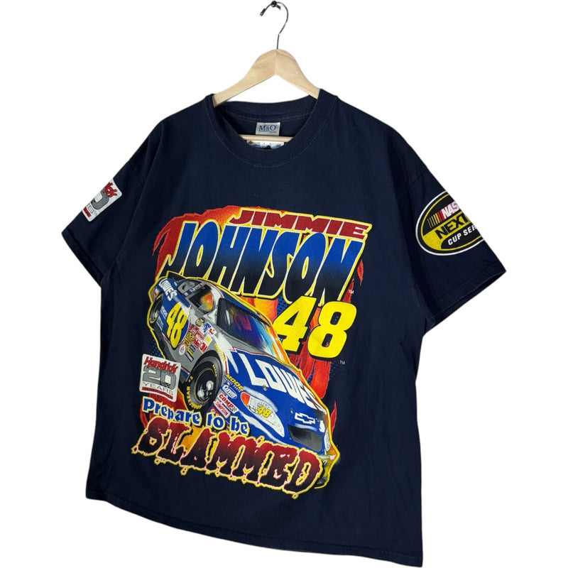 Vintage Jimmie Johnson #48 AOP Double Sided NASCAR Tee