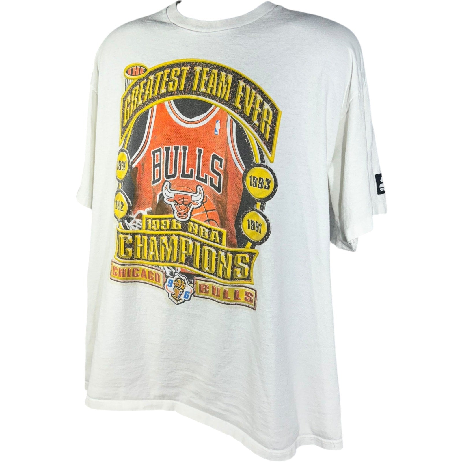 Vintage Chicago Bulls World Champions Starter Tee 1996