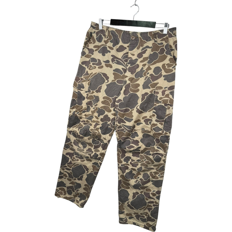 Vintage Duck Bay Camo Military Woodland Cargo Pants 36
