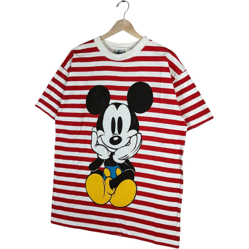 Vintage Disney Mickey Mouse Striped Tee