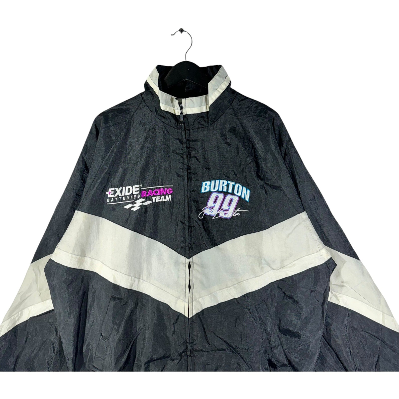 Vintage Track Gear Burton Racing Windbreaker