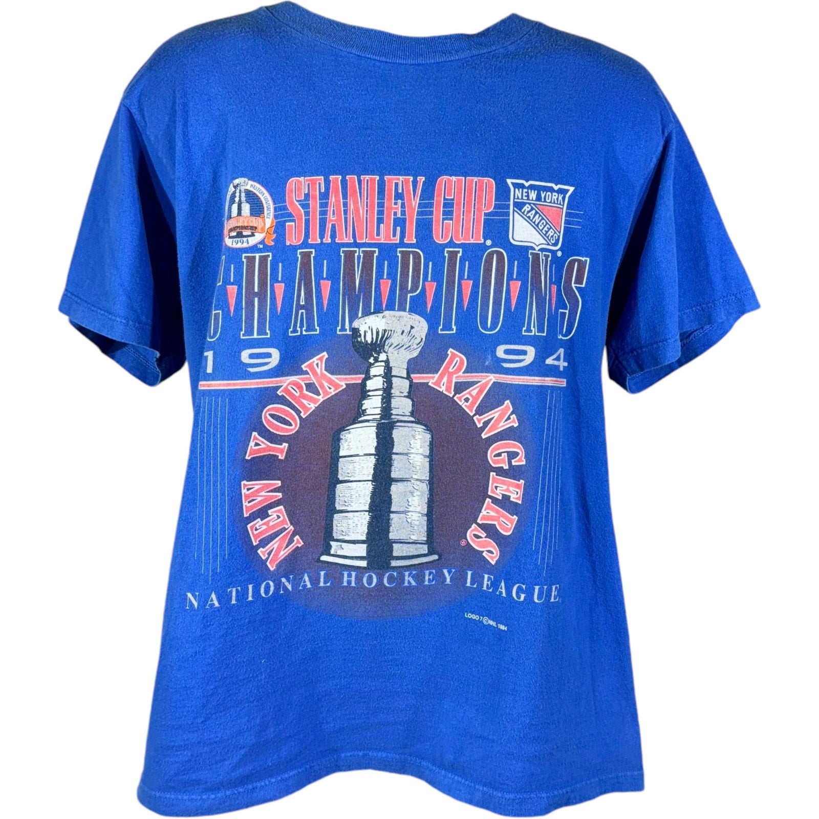 Vintage New York Rangers Stanley Cup Champions NHL Tee 1994