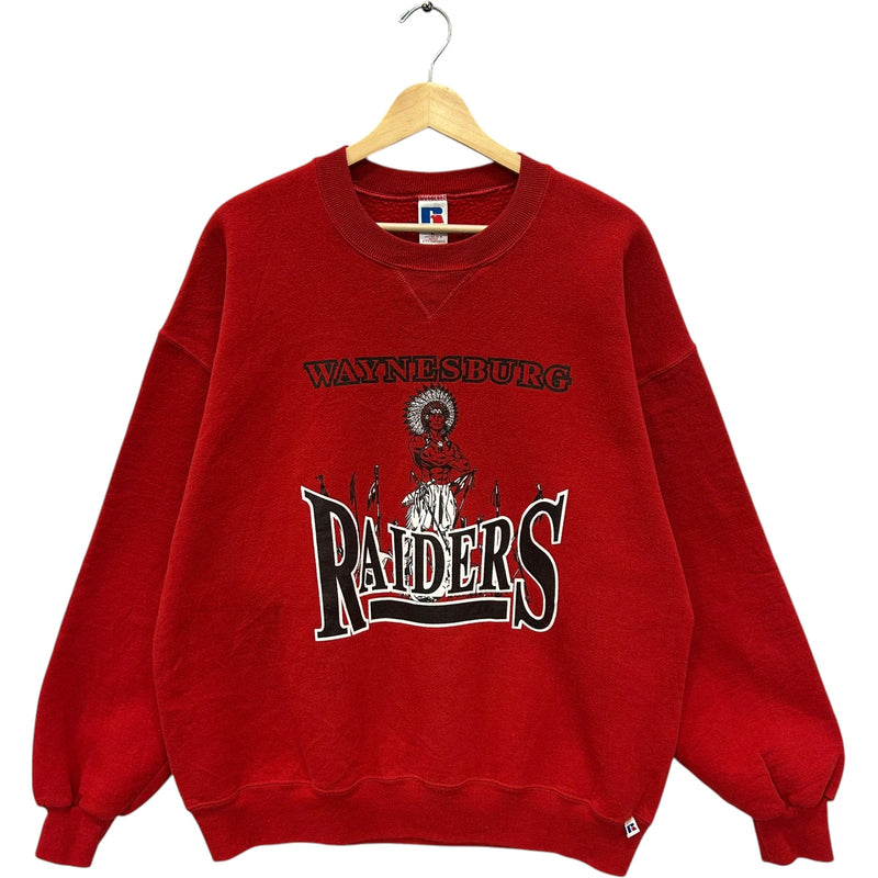 Vintage Russell Waynesburg University Raiders Crewneck