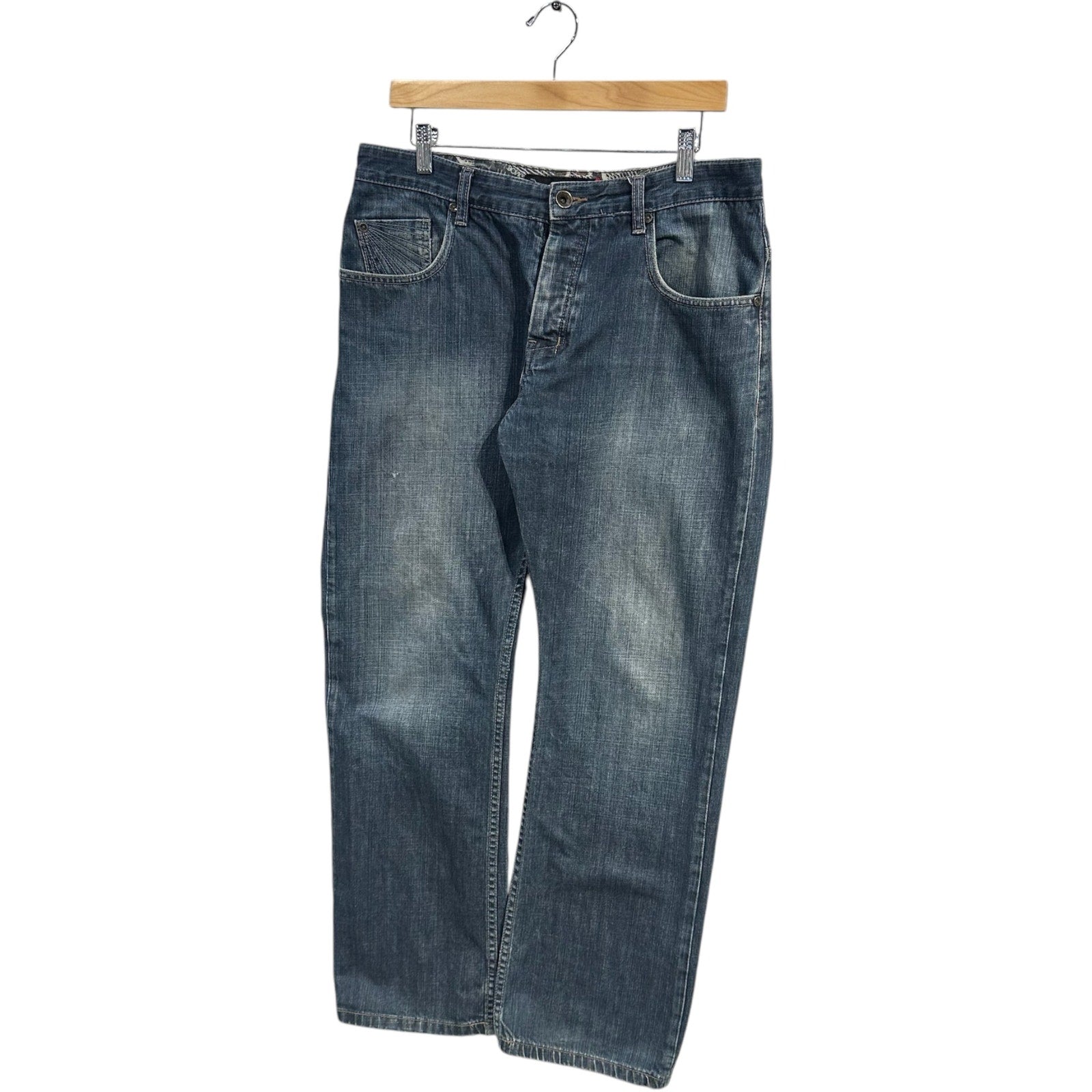 Vintage Y2K Billabong Straight Leg Denim Jeans 33x30