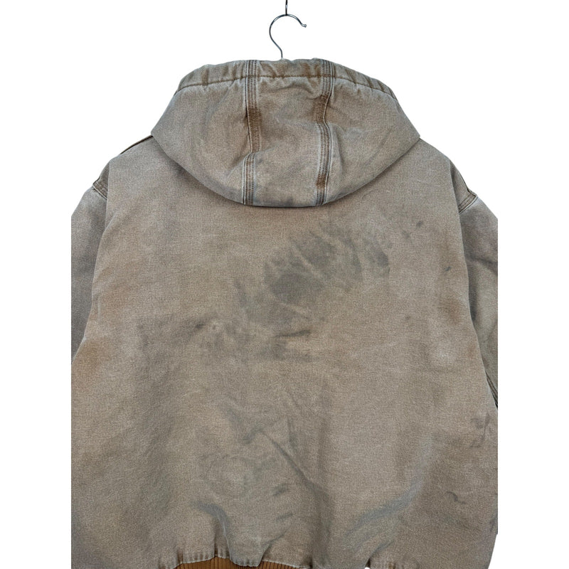 Vintage Carhartt Canvas Hooded Work Jacket