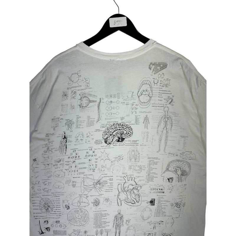 Vintage Blinded By Science Anatomy Diagram T-Shirt