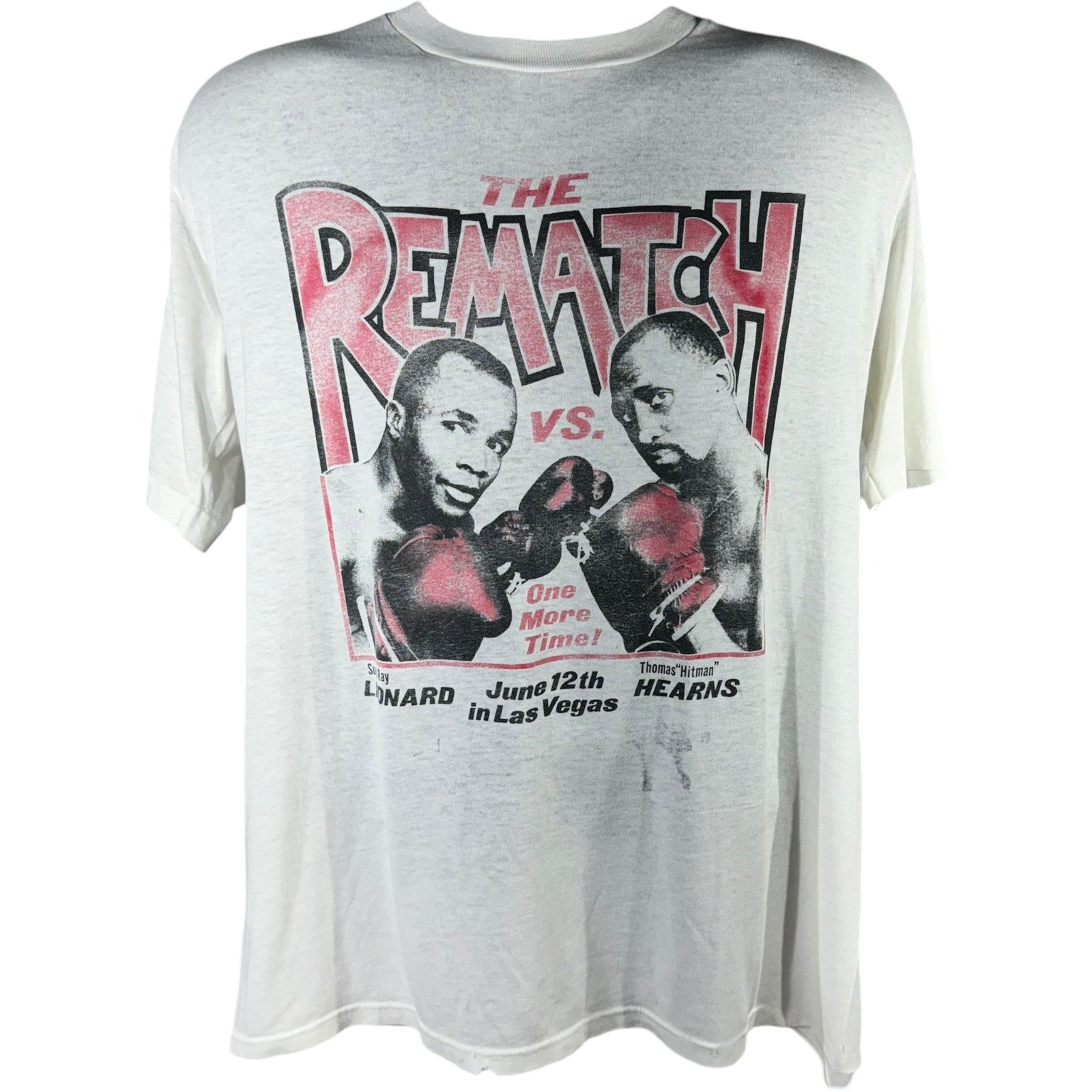 Vintage Sugar Ray Leonard vs. Thomas Hearns "The Rematch" Tee