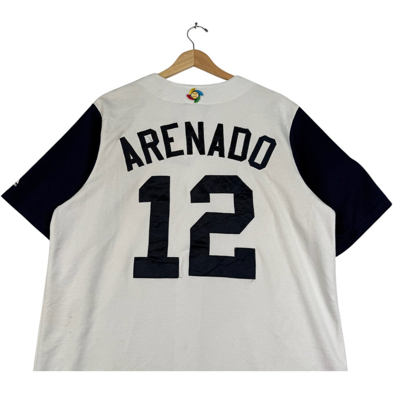 Vintage Majestic World Baseball Classic Nolan Arenado #12 Jersey
