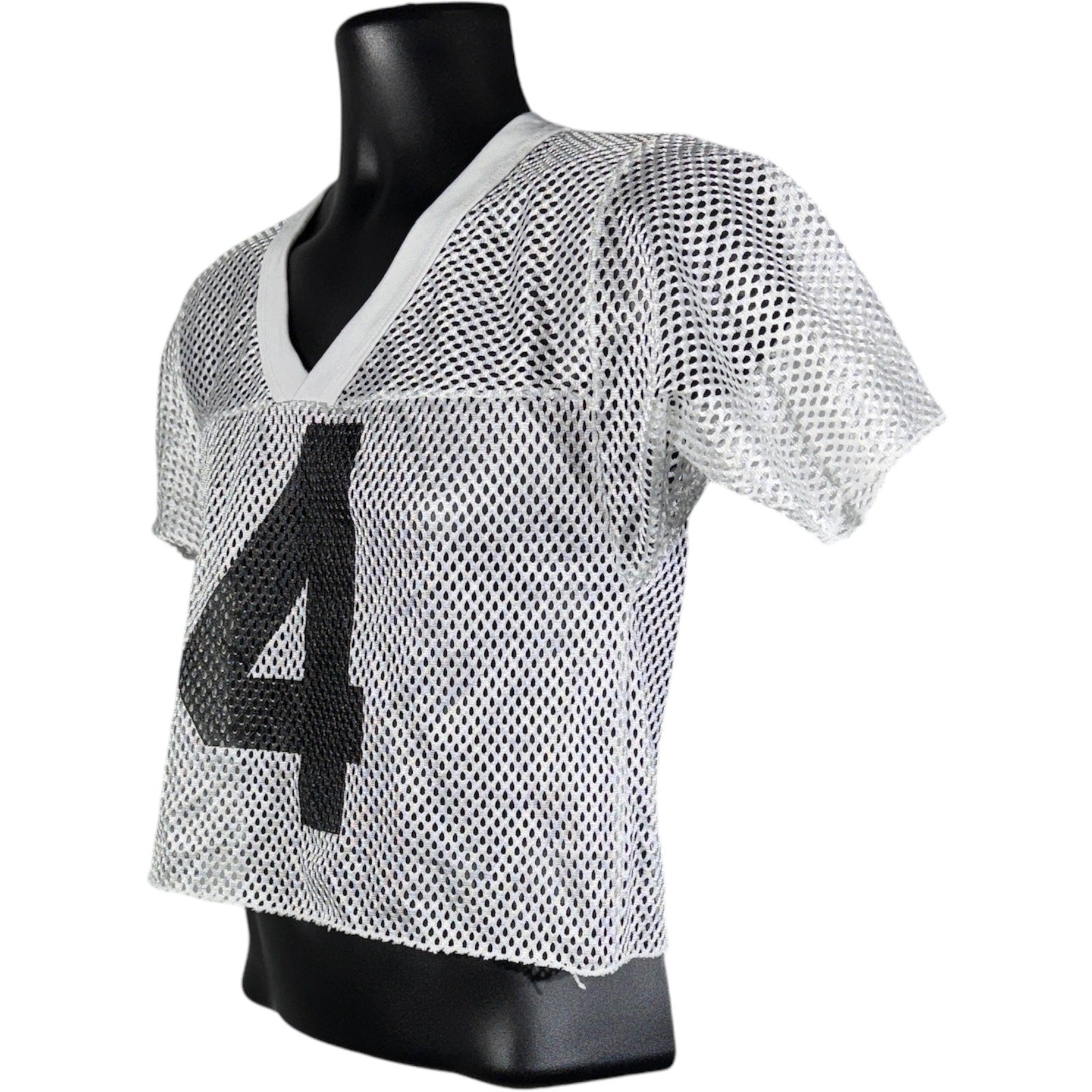 Vintage Cropped Mesh #4 Football Jersey