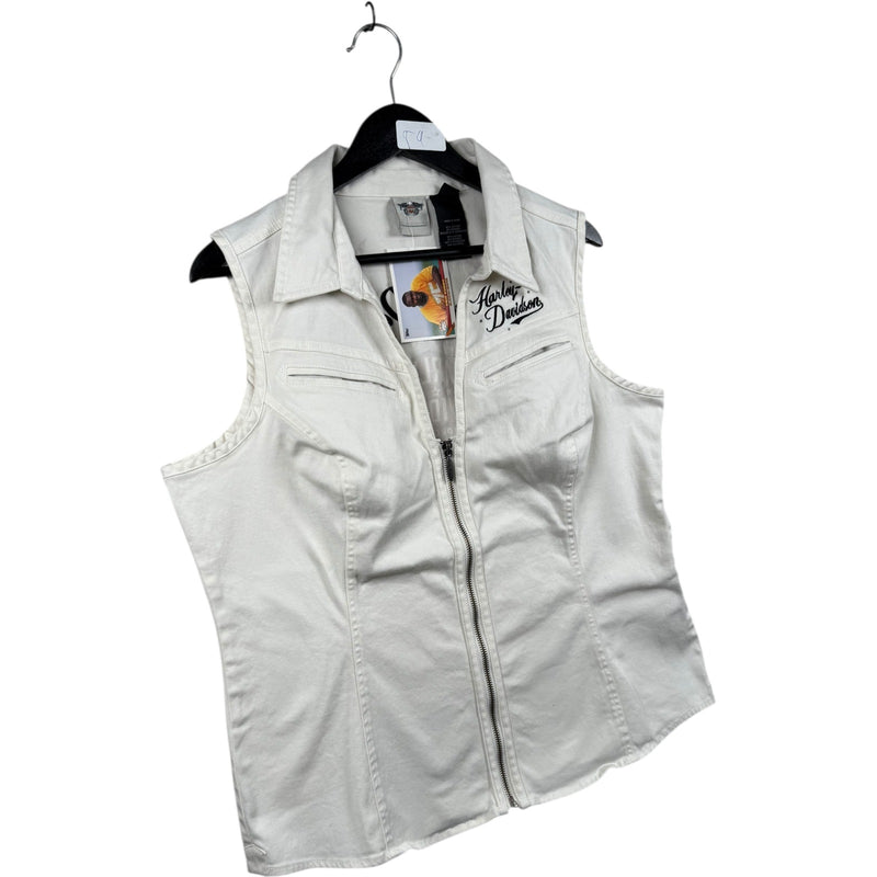 Vintage Harley Davidson Biker Vest