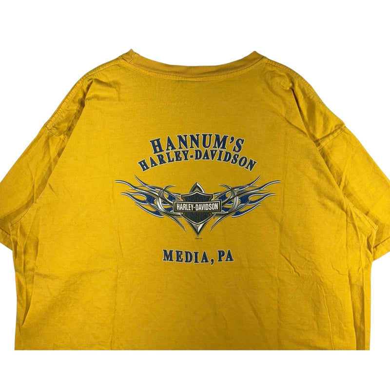 Vintage Harley Davidson Media Pennsylvania Pocket Tee