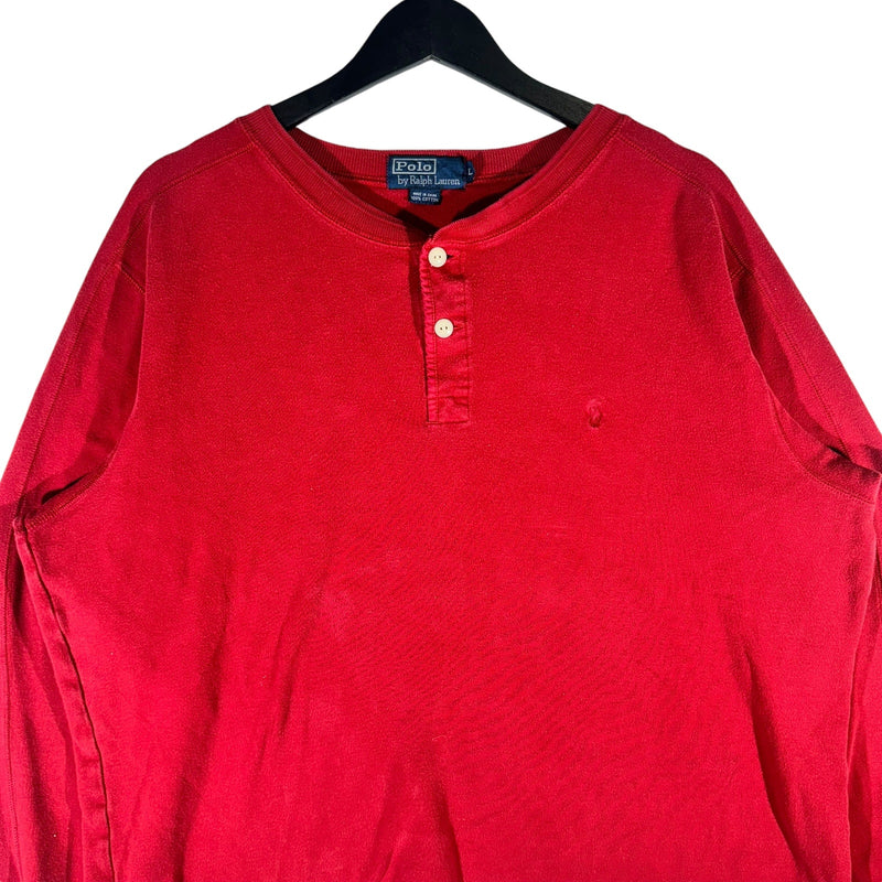 Vintage Polo Ralph Lauren Henley Crewneck